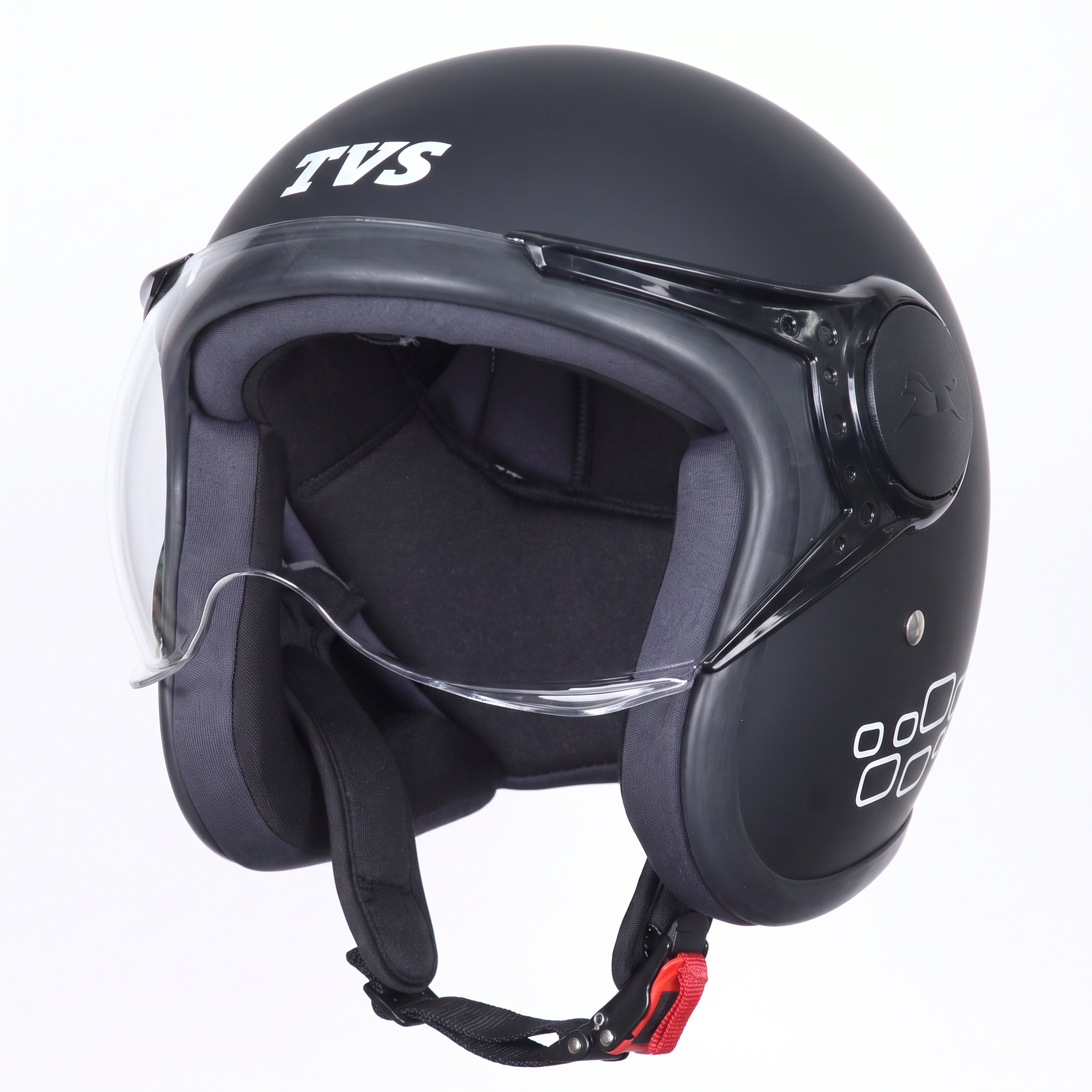 TVS Orbiter Open Face ISI Certified Helmet | Comfortable Inner Padding & Secure Fit for Everyday Riding